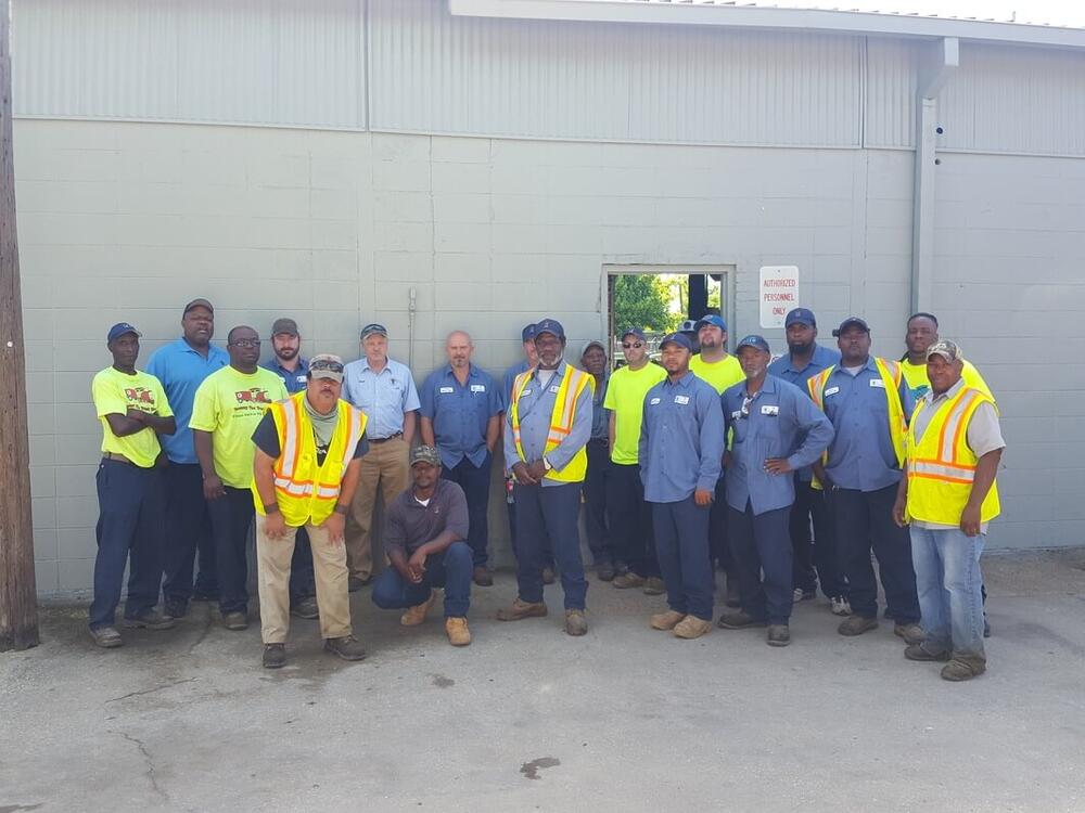 Covington Street Department employees group photo