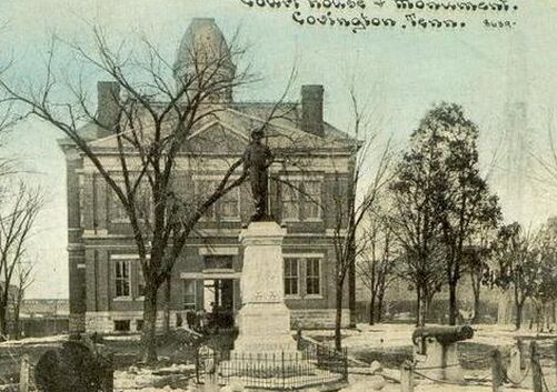historical photo of covington