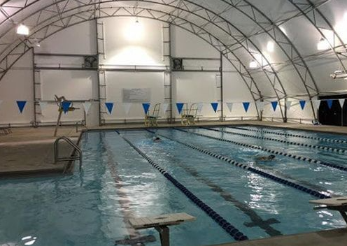 inside of Covington's aquatic center