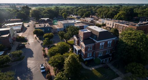 aerial photo of Covington