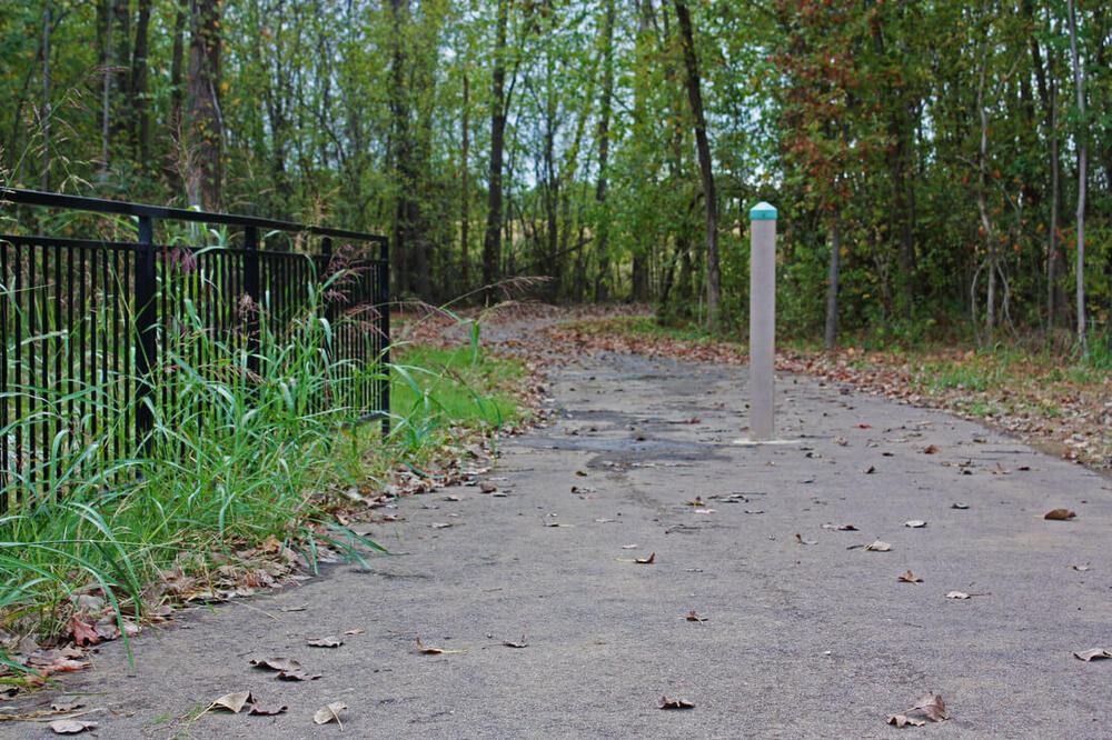 a walking trail at cobb parr park